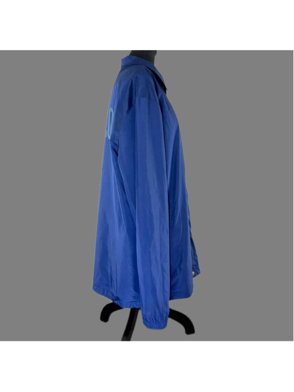 Analog Jacket Men XL Windbreaker Athleisure Y2K Burton AG Snap Streetwear Blue - Picture 5 of 16